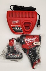 Milwaukee M12 FUEL 1/4″ Impact Driver 3453-20+ 4.0Ah Battery Charger Kit GEN 3