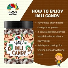 Mouth Freshener Imli Candy Khatti Methi Tamarind Twist Candy 300g Jar After Meal