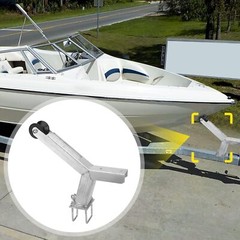 Boat Trailer Winch Stand with Roller,Fits3″x4″Frames,Multiple Height Adjustments