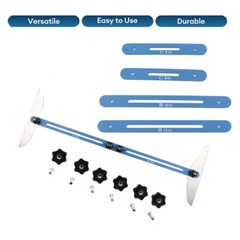 Stair Tread Gauge Template Tool Stair Shelf jig Measuring Scribe Tool Adjustable