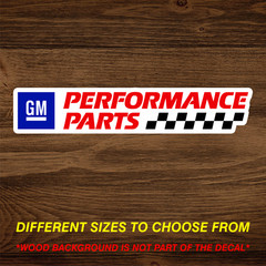 GM Performance Parts Vinyl Decal Sticker Free Shipping