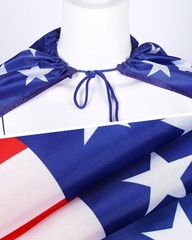 American Flag Costume Cape USA Flag for 4Th of July Independence Day Celebration