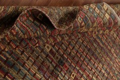 Checkered Moroccan Modern Area Rug 8×10 Hand-knotted Wool Oriental for Any Room