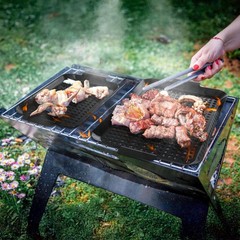 Ultimate BBQ Experience: 2-Pack Nonstick Grill Pans with Raised Handles & Design