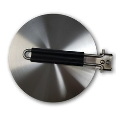 Induction Embossed 8″ Cooktop Converter Disk Stainless Steel Plate Cookware