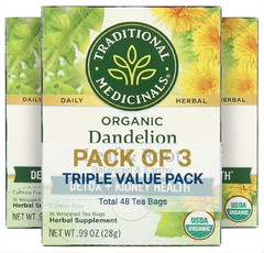 3 Pk Dandelion Leaf & Root Tea 16 Bag