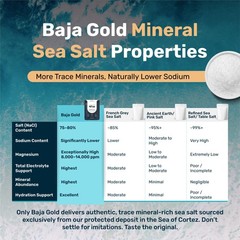Baja Gold Signature Mineral Sea Salt – Recommended by Gary Brecka – Organic N…