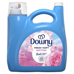 Liquid Fabric Softener and Conditioner, April Fresh Scent, 140 Fl Oz, 190 Loads
