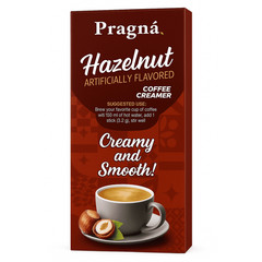 Pragna Sugar Free, Hazelnut Coffee Creamer, 12 On-The-Go Packets, 1.35 oz