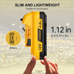 2Pack 12v 4.0Ah 12 Volt Max Lithium Battery For Dewalt DCB127-2 DCB120 DCB121 US