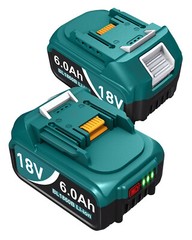 2Pack For Original Makita 18V 6.0Ah 18Volt LXT Lithium Battery BL1860 BL1860B