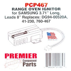 Premier Range Oven Stove Igniter for Samsung DG94-00520A Made in USA!