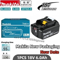2 x Makita BL1860B-2 18V LXT Lithium-Ion 6.0 Ah Battery – New – USA SHIP