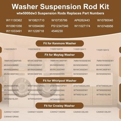Genuine OEM Whirlpool Washer Suspension Rod Kit W11130362 WTW5000DW2 WTW5000DW3