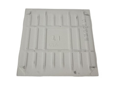 Beige Ceramic Tile 4.25 in Almond Bone Matte Subway Square Mid Century Modern