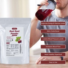 5 lbs Red Beet Root Powder Beta Vulgaris Organic Nitric Oxide Extract Juice Food