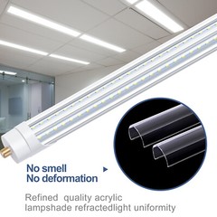 8FT LED Tube Light T8 T12 Single Pin FA8 Bulbs 45W 65W 90W 8Foot LED Shop Light