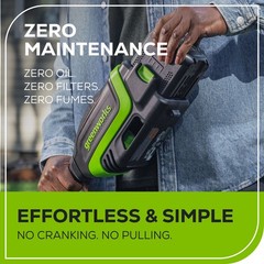 Greenworks 80V 17 inch String Trimmer w/ 2Ah Battery & 2A Charger (Refurbished)