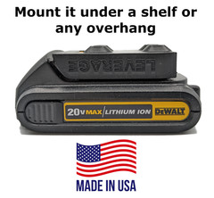 6 / 6 Combo Pack DeWALT 20V 60V Tool & Battery Mounts/Hangers/Holders- BEST FIT!