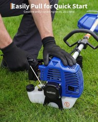 43CC Weed Wacker Gas Powered, 3-in-1 Gas Weed Eater 2-Cycle String Trimmer Yard
