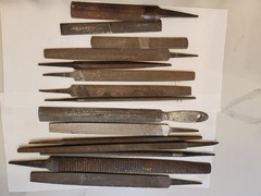 Lot of 15 Metal files Rasp DIFFERENT SIZES AS SHOWN USED