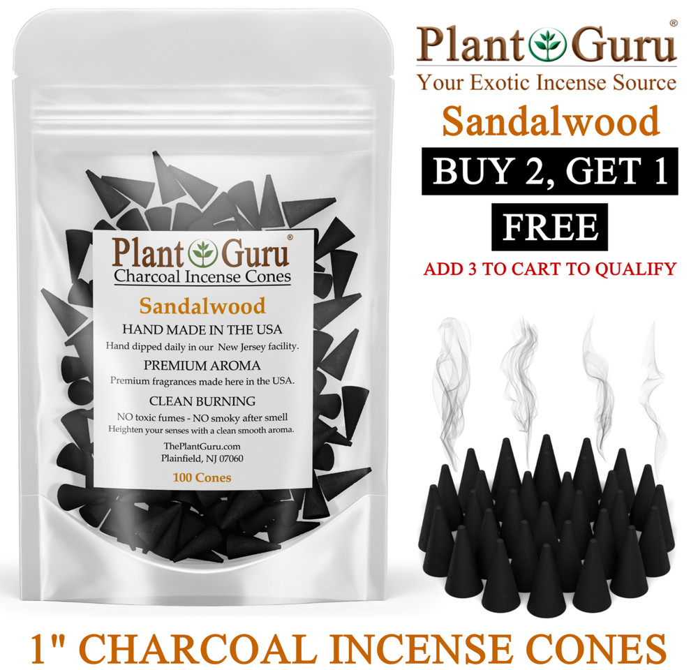 Sandalwood Charcoal Incense Cones 1″ TOPFLOW Bulk Wholesale For Burner Holder