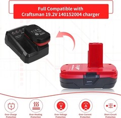 2Pack For CRAFTSMAN 19.2 VOLT C3 LITHIUM DIEHARD BATTERY PACK 315.PP2011 3.6Ah