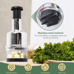 Vegetable Fruit Salad Hand Chopper Cutter Onion Garlic Food Slicer Dicer Peeler