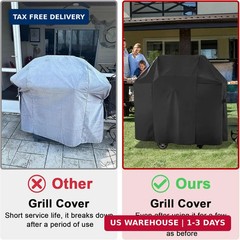 58 Inch Grill Cover for Weber 7130 Genesis II 3 Burner, LX 300 Series Grills, Ge