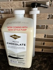 Fontana White Chocolate Mocha Sauce W/PUMP – BEST BY MARCH 3, 2026 **SALE**