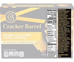 Macaroni and Cheese by Cracker Barrel in 3 Variety 4.67 Ounce (Pack of 3)