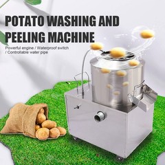 1500W 430 Stainless Steel Electric Potato Peeler Machine Kitchen Potato Washe