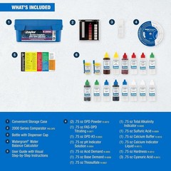 Taylor K-2006C Service Complete FAS-DPD Chlorine/Brom Pool Test Kit High Range