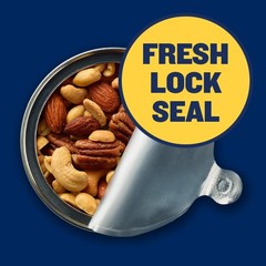 PLANTERS Mixed Nuts, Salted, 27 oz, Resealable Jar with Less than 50% Peanuts