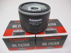 2 Genuine Kawasaki 49065-0736 Oil Filter FR FS FX Engines OEM 49065-7007