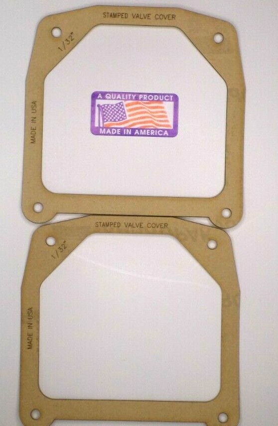 2 VALVE COVER GASKETS KOHLER 7000 7xx series with STAMPED STEEL COVERS