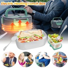 1.5L Electric Heating Lunch Box Portable for Car Office Food Warmer Container US