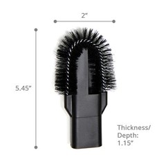 MaximalPower 25″ Long Crevice Tool for Vacuum 1.25″ Hose Detachable Brush Head