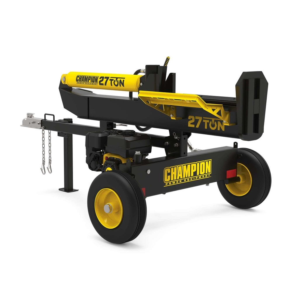 Champion Power Equipment 27-Ton Horizontal/Vertical Log Splitter, 224cc Engine,