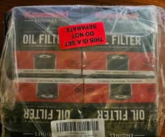 Pack of 2 Genuine (New) OEM Kawasaki 49065-0721 Oil Filter – Made in USA