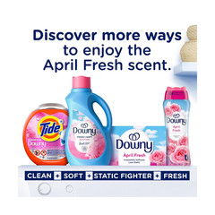 Liquid Fabric Softener and Conditioner, April Fresh Scent, 140 Fl Oz, 190 Loads
