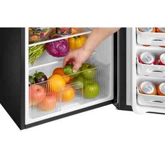 Arctic King 3.2 Cu ft Two Door Mini Fridge with Freezer, Stainless Steel, E-Star