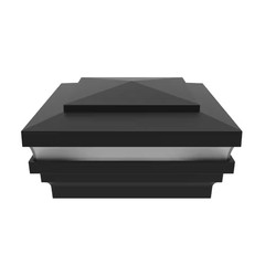4.25 In. X 4.25 In. Aluminum Wired LED Post Cap MB