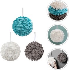 1pcs Random Hanging Chenille Absorbent Hand Towel Balls
