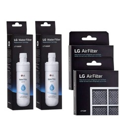 LG LT120F ADQ73214404 Fresh Air Filter&LG Genuine LT1000P/PC/PCS 2 combo sets