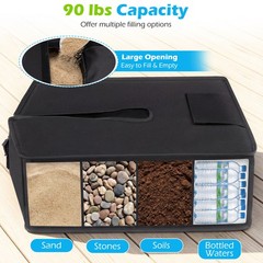 Umbrella Base Weight, 90 LBS Sand-fillable Bag with Weatherproof Fabric, Patio