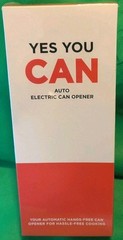 Kitchen Mama Auto Electric Yes You Can Opener White Hands-Free Kitchen Tool NEW