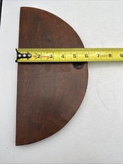 Vintage Wall Plaque Metal Wood Faith, Family, Friends