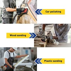6″ Inch 60-800 Grit 50/100-PACK DA Sanding Disc PSA Sandpaper Roll -Sticky Back