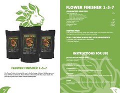 Flower Finisher – Fertilizer for Final Stages of Flower Growth 2 lbs by GreenGro